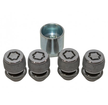 Set 4 Wheel Locking Nuts and Key