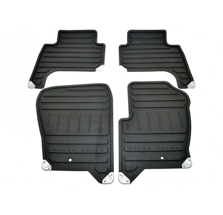 Rubber Mat Black Set Of 4 Range Rover Sport 2008 Onwards LHD