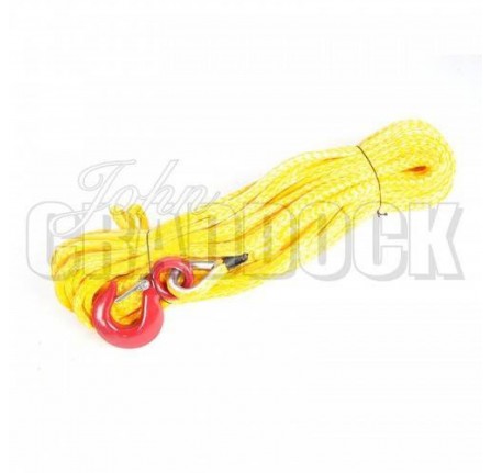 Winch Synthetic Rope 12mm x 30M with Hook B/S 13500KGS