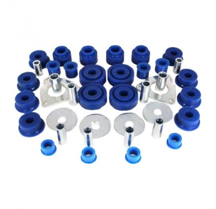 Terrafirm Complete Bush Kit Comfort Blue Defender 90/110 1994 on - Discovery 1 and Range Rover Classic