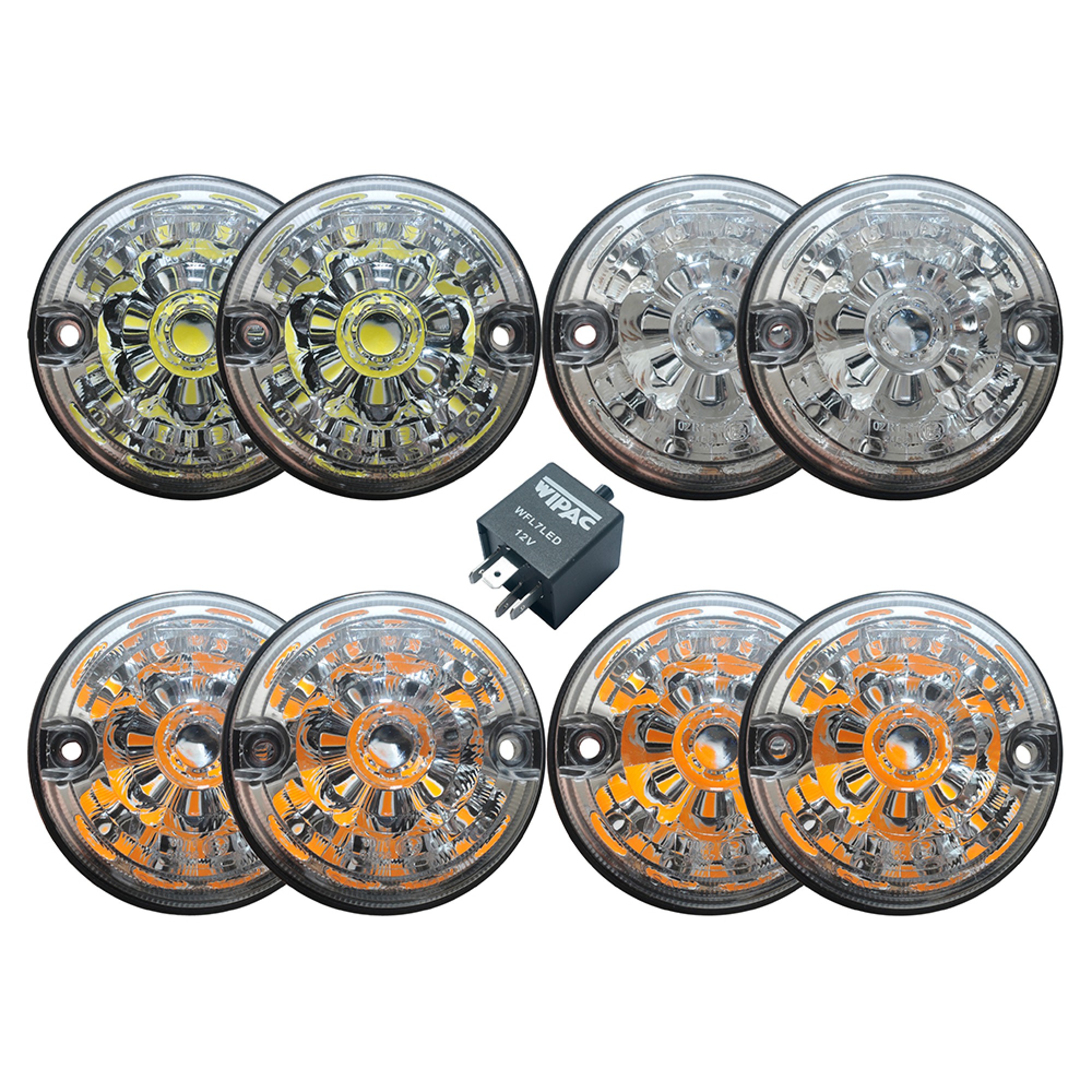 DA1191 - Wipac Clear Lens Led Light Kit for Defender 90/110 and Series 3