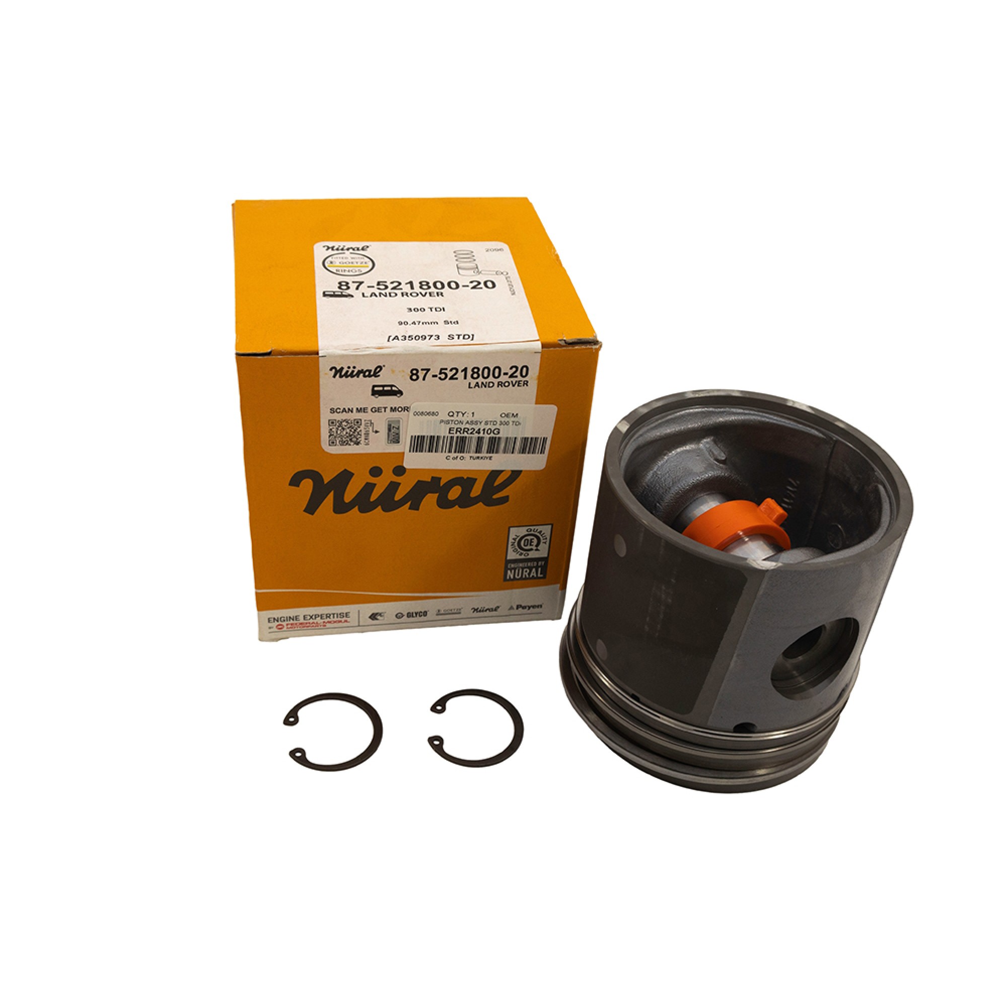 ERR2410G - Nural Piston Assembly Standard 300 TDI Orig Inal Equipment